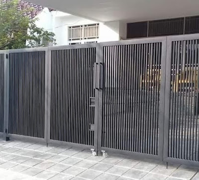 gambar pagar lipat minimalis modern terbaru