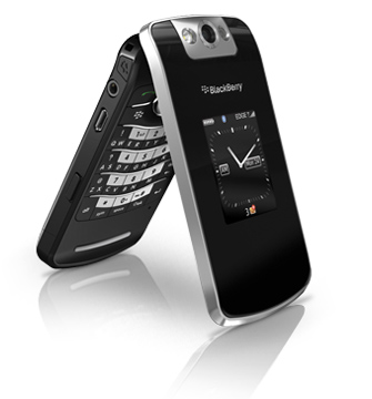 The new flip-style BlackBerry