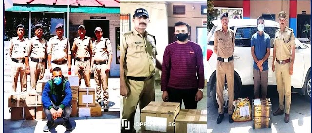 कोटद्वार : 5 शराब तस्करों को पुलिस ने किया गिरफ्तार