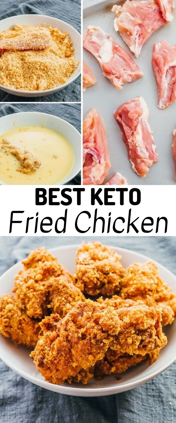 Best Keto Fried Chicken | Keto recipes, keto chicken recipes, keto recipes easy, keto recipes dinner,keto recipes ground beef, keto recipes breakfast, keto recipes with cream cheese, keto recipes lunch, keto recipes with coconut flour, keto recipes for beginners, keto recipes for kids, keto recipes instant pot, keto juice recipe, keto recipes with almond flour, keto recipes vegan, keto recipes vegetarian, keto recipes chicken thighs. #Keto #Ketorecipes #Chicken #Friedchicken #Ketodiet #Ketogenic