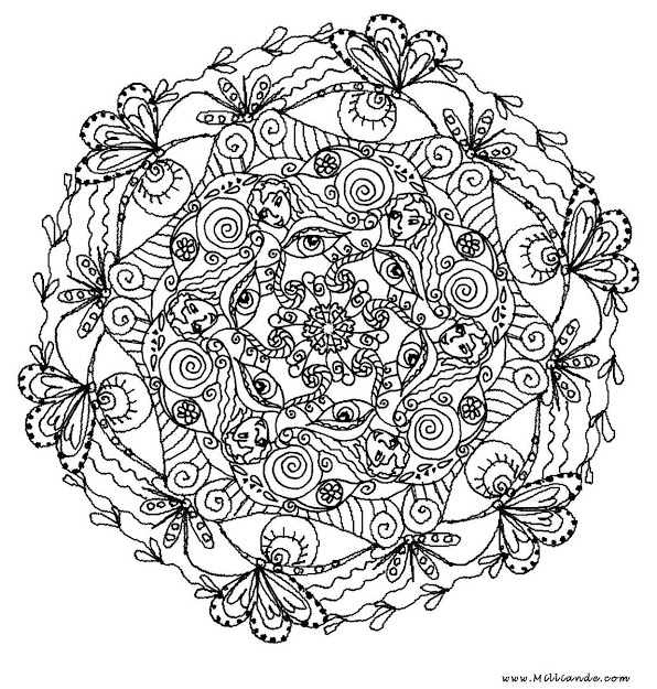 Center Yourself With Mandalas Coloring Pages