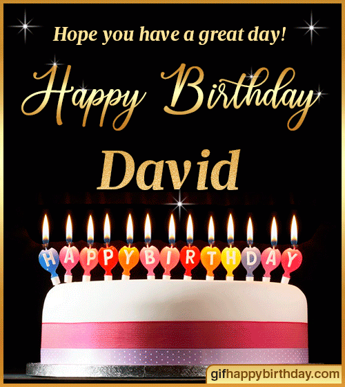 Wish Happy Birthday Gifs With Name David