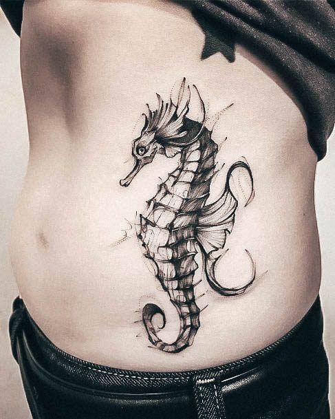 100 Tatuagens de Cavalo-Marinho que São Perfeitas