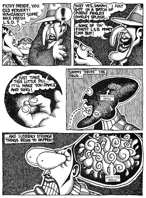 Skip Williamson LSD Sammy Smoot underground cartoon