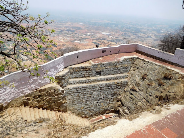 The source of the Penna River, on top of Nandi Hills