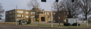 Fairview Junior High School, from corner of East Parkway and Central