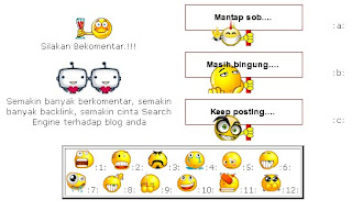 Menambah Fitur Emoticon Pada Komentar Blog di Blogspot