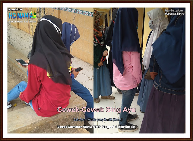 Gambar Soloan Terbaik di Indonesia - Gambar Siswa-Siswi SMA Negeri 1 Ngrambe Versi Cah Ayu Khas Spesial B - 11
