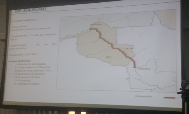 Duplicação e concessão da BR-364 são debatidas em audiência pública em Rondônia