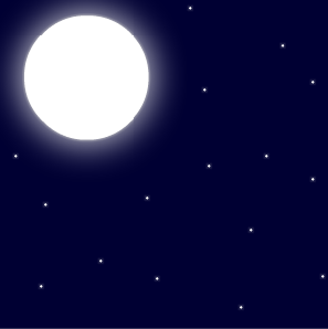 Mengapa Bulan dan Bintang  hanya bida dilihat pada saat 