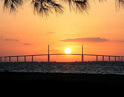 The Sunshine Skyway Bridge, Tampa Bay The Sunshine Skyway Bridge, Tampa Bay