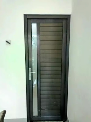 model pintu aluminium minimalis modern terbaru