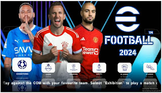 Download NEW!! eFootball 2024 ISO PES PPSSPP New Faces Best Graphics HD English Version Latest Transfer