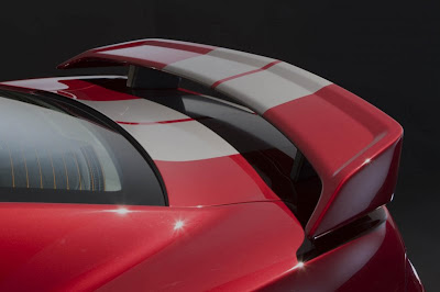 GM showed a concept Chevy Camaro Red Flash 2011