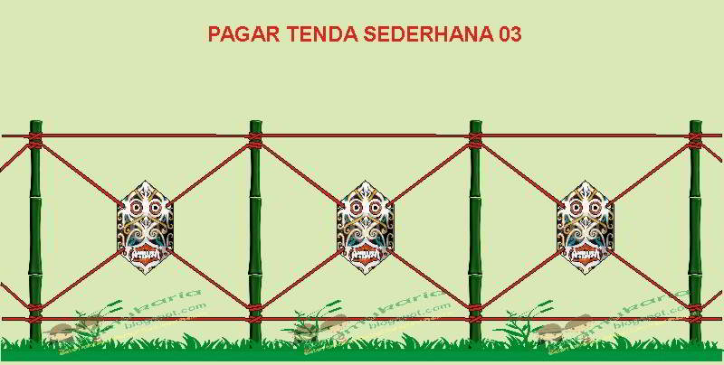  Informasi Pagar Tenda  Perkemahan Sederhana Portal Info 