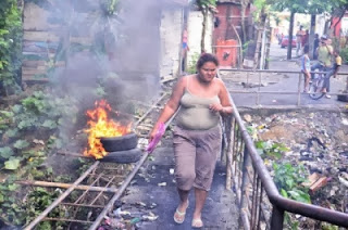 Vuelven las protestas por construcción de puente en SFM