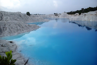 kaolin, danau, bangka, belitung