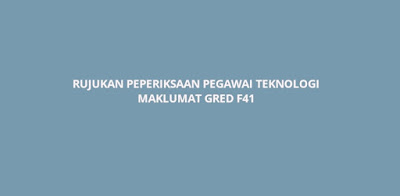 Rujukan Peperiksaan Pegawai Teknologi Maklumat (PSEE Online) 