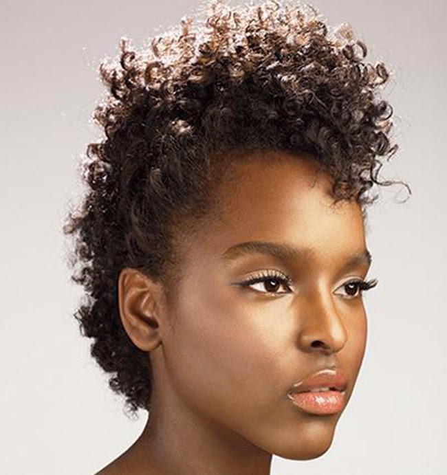 African American Hairstyles Trends and Ideas : Curly Short 