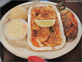 Lobster Pie en Al's Seafood, New Hampshire