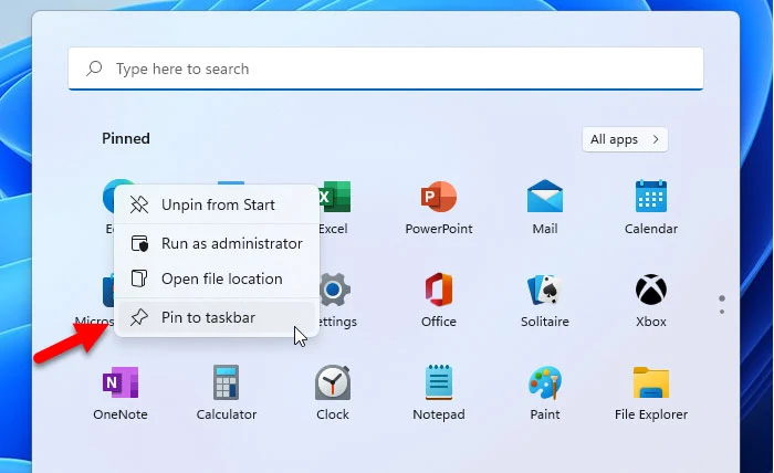 Pin programs in the Windows taskbar: We'll highlight this feature, but first, how can we pin a program in the taskbar?