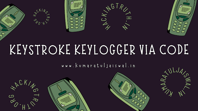 keystroke keylogger via code