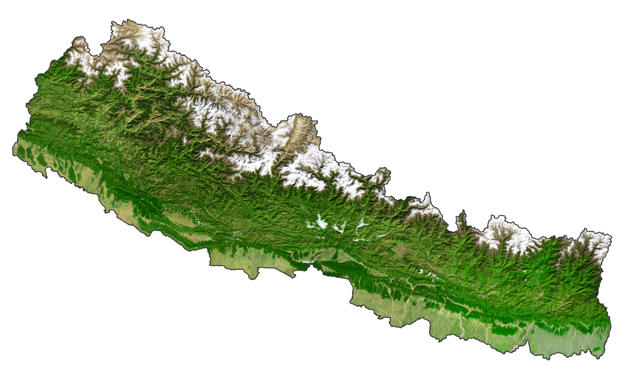 Nepal Relief Map
