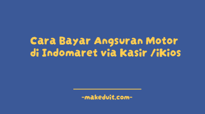 Cara Bayar Angsuran Motor di Indomaret via Kasir & i-Kios