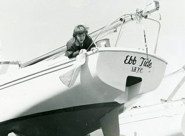 Me back in 1974 on my family's sailboat.