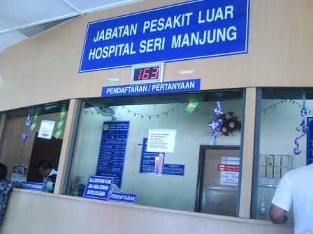 Warisku minangrawa: Ke hospital manjung