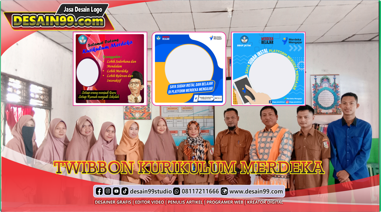 Kumpulan Link Twibbon Kurikulum Merdeka Belajar - Merdeka Mengajar