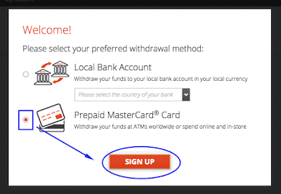 langkah cara membuat Payoneer dan mendapatkan kartu Prepaid Master Card 