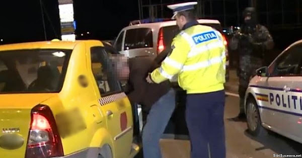 Taximetrist controlat de poliție