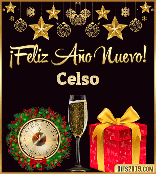 Gif de feliz año nuevo con nombre celso Gif de feliz año nuevo con nombre celso