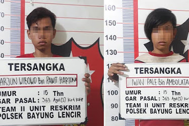 Curi Motor, Dua ABG Ini Terpaksa Berurusan dengan Hukum