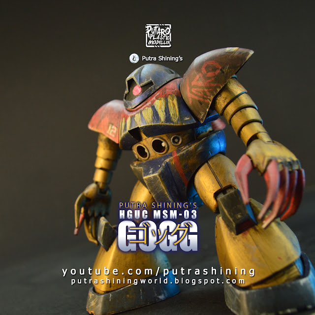 Rock Metal MSM-03 Gogg! HGUC Gogg Custom Painted by Putra Shining |  ゴッグ