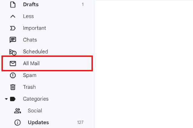 cara melihat pesan arsip gmail di PC #2
