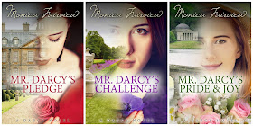 Book Covers: The Darcy Novels by Monica Fairview