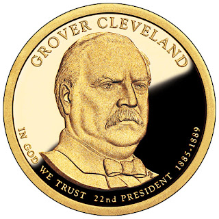 Grover Cleveland, First Term 2012 US Presidential One Dollar Coin