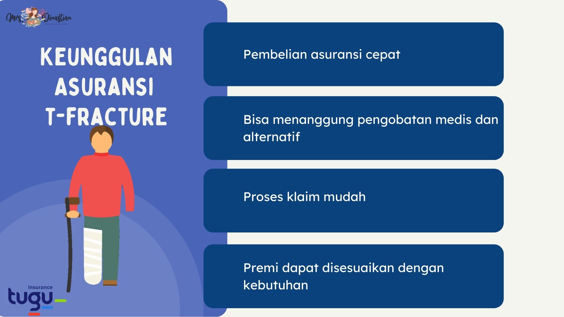 Keunggulan asuransi t-fracture dari tugu insurance