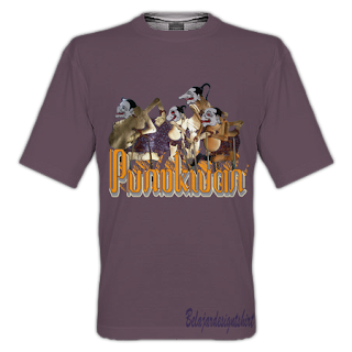 Belajar design t-shirt | Punokawan t-shirt design