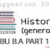 2017 Suggestion of history (general) for NBU B.A part 1