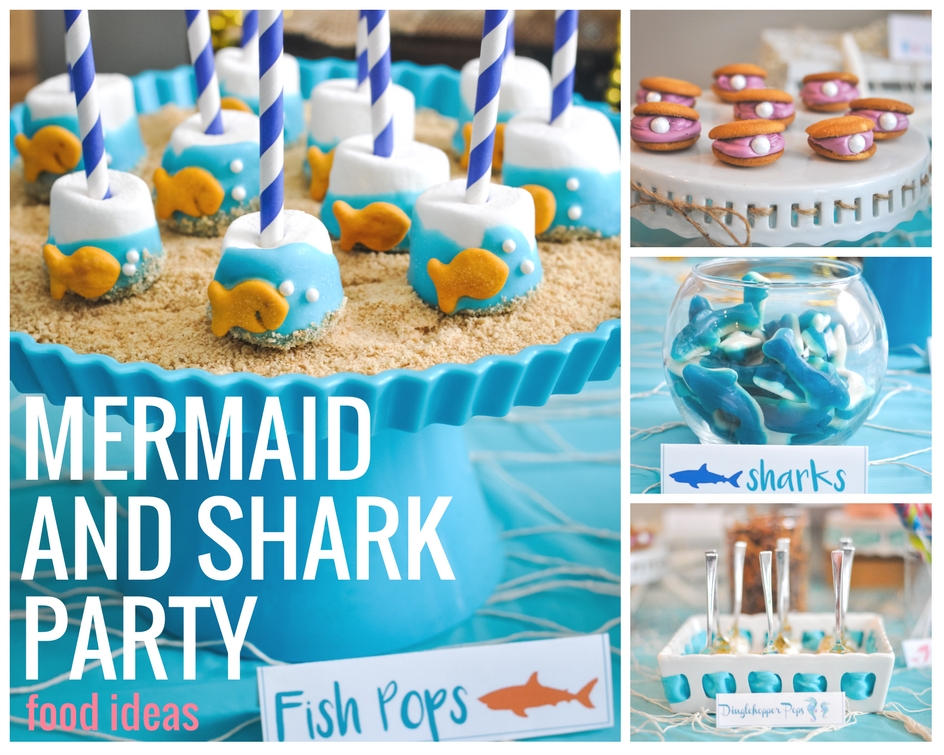 Under The Sea A Joint Shark And Mermaid Birthday Party Pretty Real