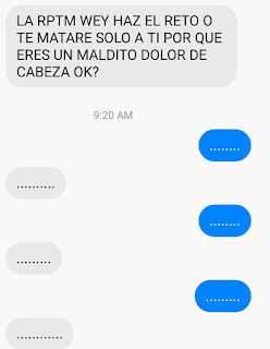 Chat con la ballena azul, trolleo épico