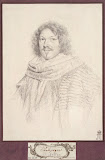 Portrait of Rene de Longueil, Marquis de Maison by Claude Mellan - Portrait Drawings from Hermitage Museum