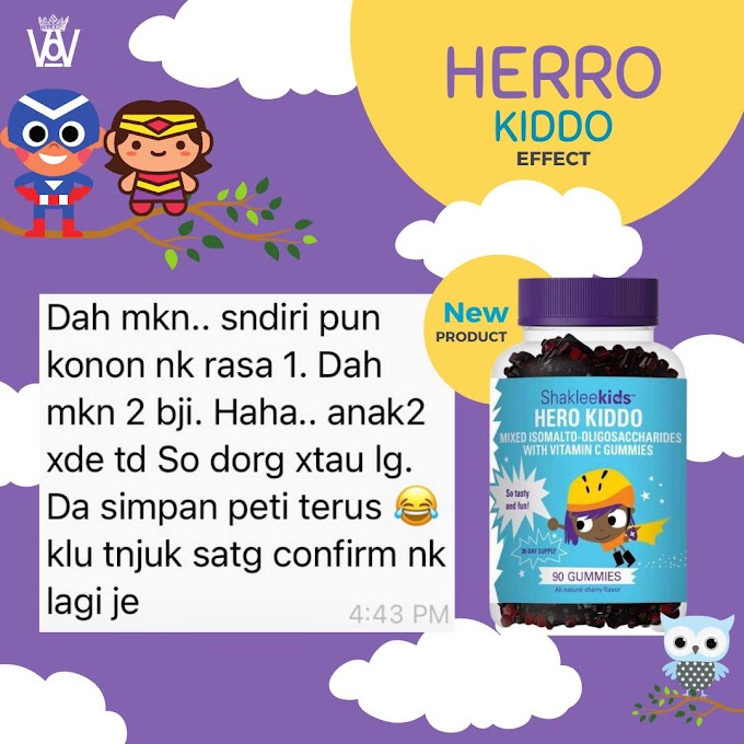 Testimoni Hero Kiddo Shaklee