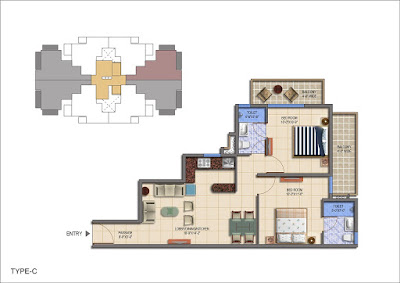  Signature GLobal The Roselia 95A Floor Plan