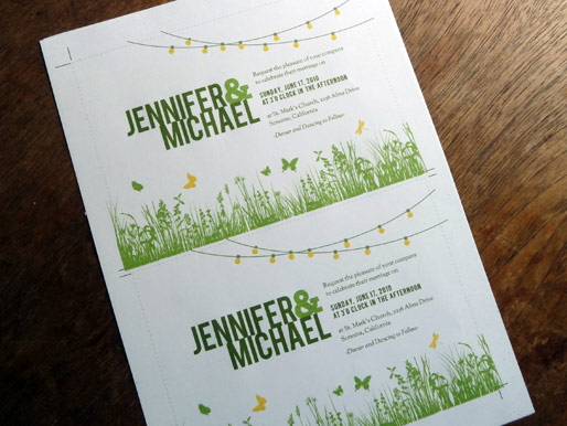 Labels invitations