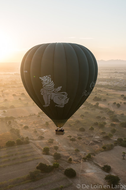 Plaine de Bagan en ballon - Myanmar - Birmanie