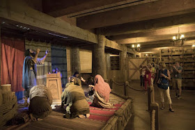 Exhibits inside the ark which tells the story of Noah